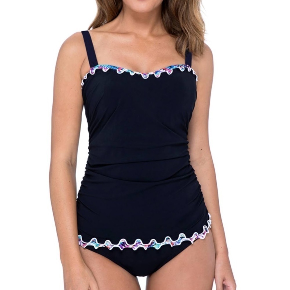 PROFILE by Gottex Fantasia Ruffle Skirt Swimsuit